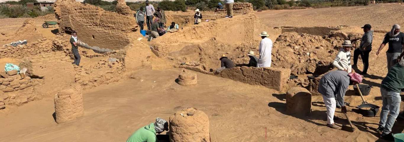 Amheida excavation of a church