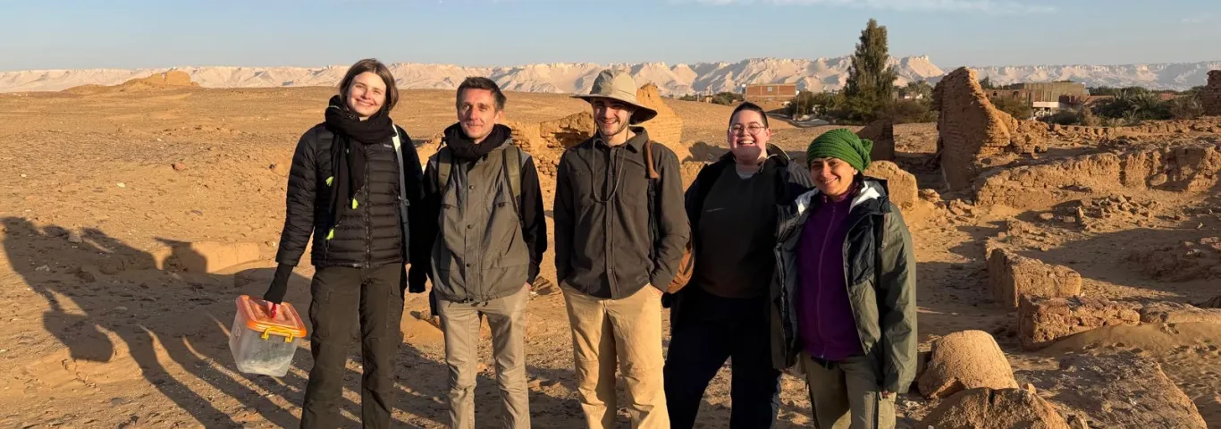 first day on site with grad students and site directors