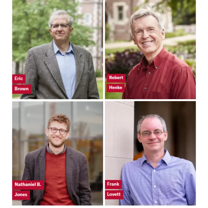 headshots of Brown, Henke, Jones, and Lovett